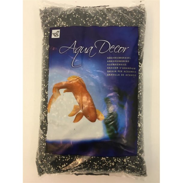 Akvariegrus Sort-Hvid 1-2mm. 2,5kg