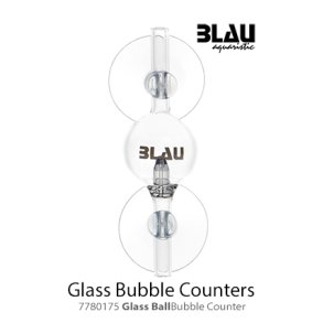 Blau Glas ball bobble tller