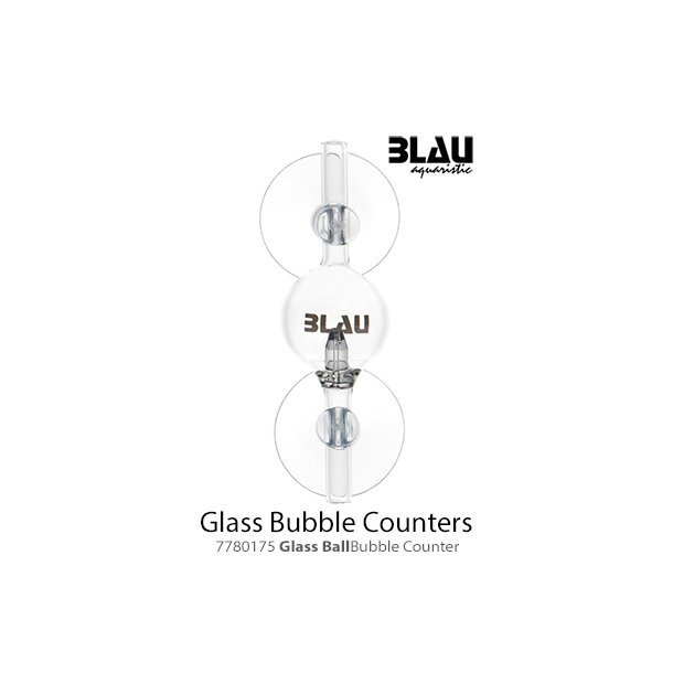 Blau Glas ball bobble tller