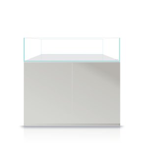 Blau Gran Cubic Experience Shallow 183 liter Akvarie med Kabinet i sort eller hvid