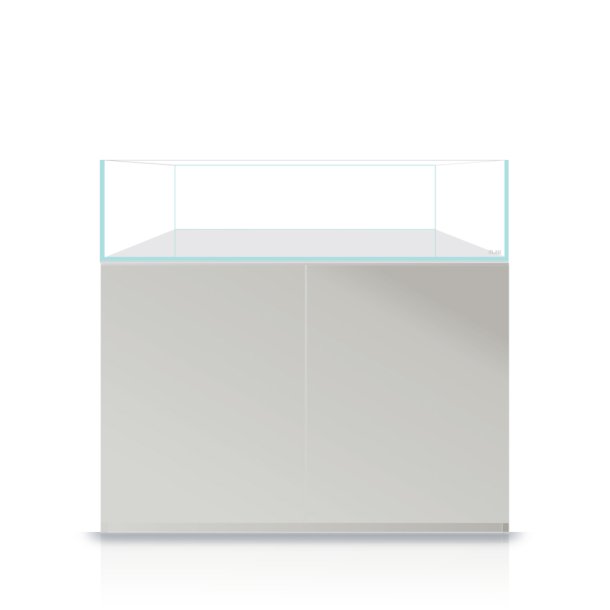 Blau Gran Cubic Experience Shallow 183 liter Akvarie med Kabinet i sort eller hvid