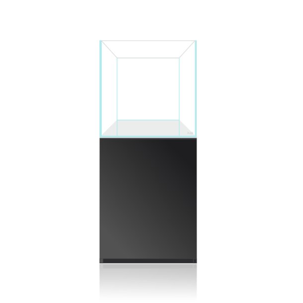 Blau Gran Cubic Experience cabinet til 238 liter Sort/Hvid