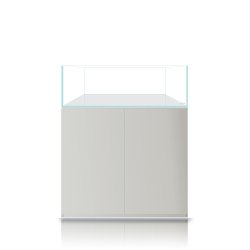 Blau Gran Cubic Experience Shallow 138 liter Akvarie med Kabinet i sort eller hvid