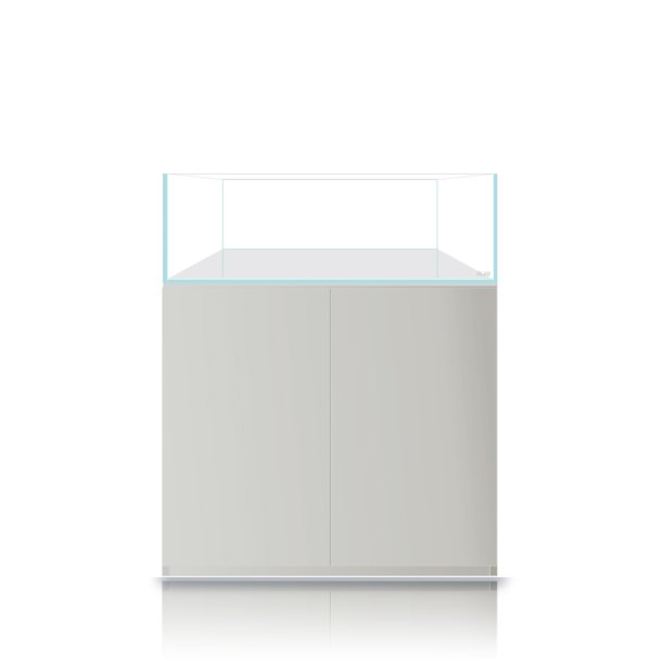 Blau Gran Cubic Experience Shallow 138 liter Akvarie med Kabinet i sort eller hvid