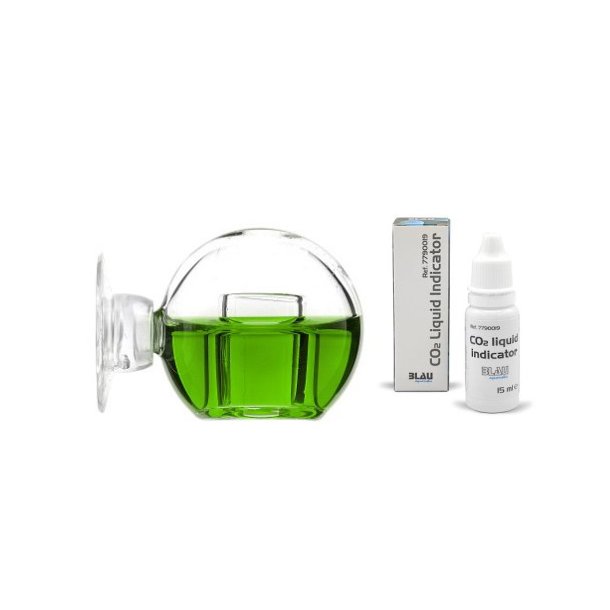 Blau Permanent CO2 tester inkl. indikatorvske