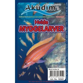 Hvide myggelarver. 100 gram. Chokopac