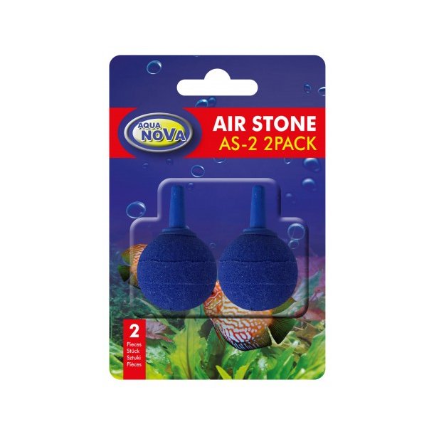 Luftsten 25 mm rund 2 pak.