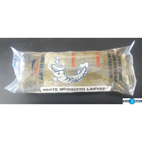 Levende hvide myggelarver 90 ml poser