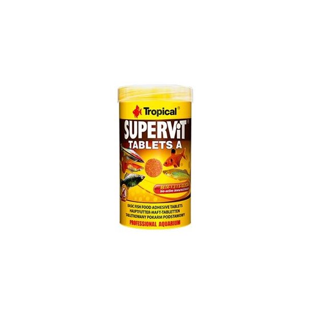 Supervit Tablets A 250 ml. / 150 g. ca. 340 stk.