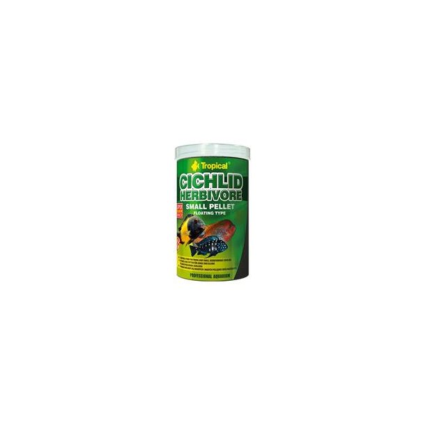 Cichlid herbivore small floating pellets 1000 ml