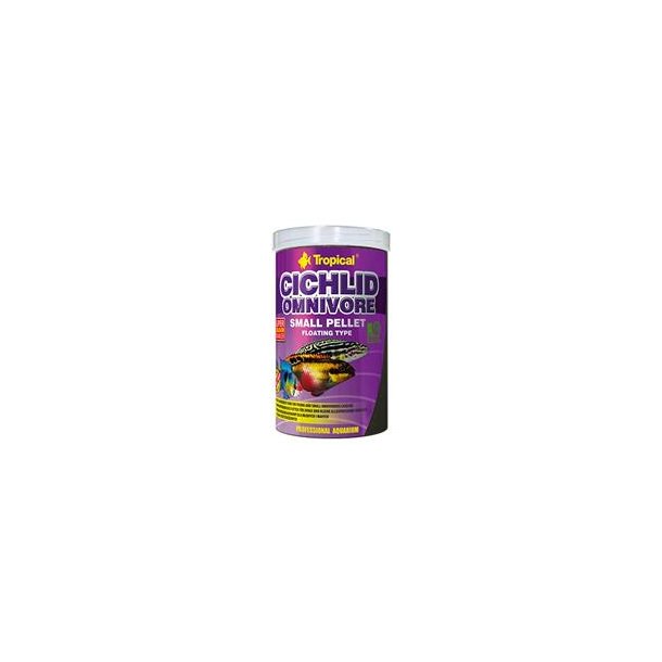 Cichlid omnivore Small floating pellets 1000 ml