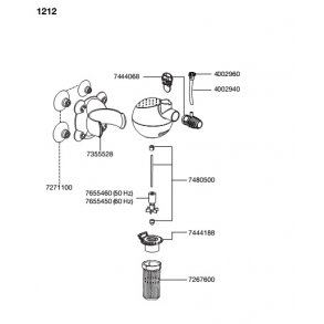 Eheim 1212 pumpedksel (7444188)