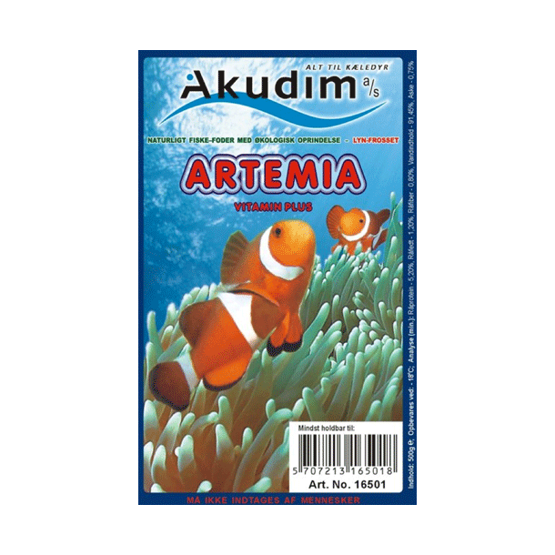 Artemia 500 gram. Fladpak