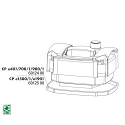 JBL Cristalprofi e1500/1-1901 toppakning. (60125)