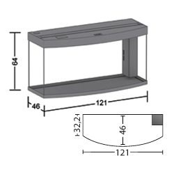 Juwel vision 260 sort Bestillingsvare